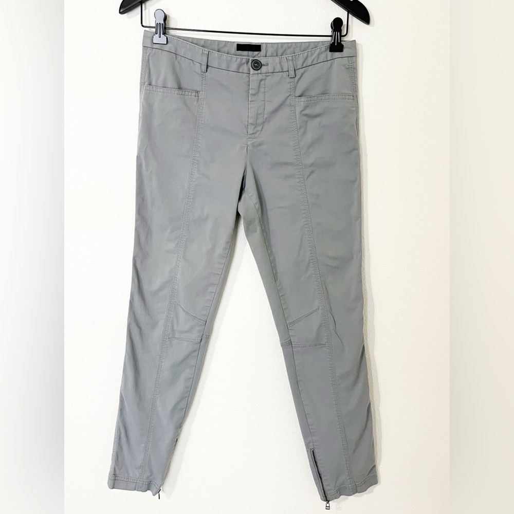 ATM Twill Moto Pants Gray